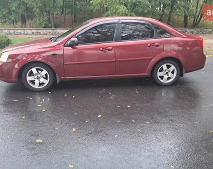 Красный Шевроле Лачетти, объемом двигателя 1.6 л и пробегом 275 тыс. км за 4500 $, фото 1 на Automoto.ua