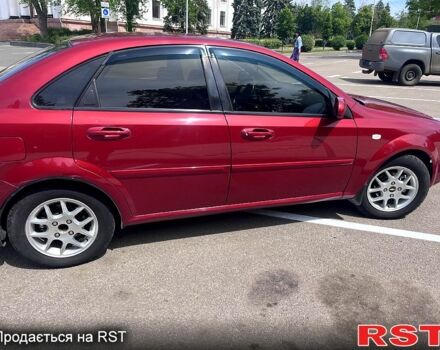 Красный Шевроле Лачетти, объемом двигателя 1.8 л и пробегом 205 тыс. км за 4650 $, фото 3 на Automoto.ua