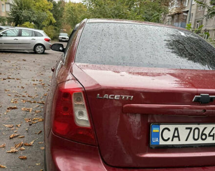 Красный Шевроле Лачетти, объемом двигателя 1.6 л и пробегом 213 тыс. км за 4500 $, фото 4 на Automoto.ua