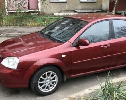 Красный Шевроле Лачетти, объемом двигателя 1.8 л и пробегом 230 тыс. км за 3700 $, фото 1 на Automoto.ua