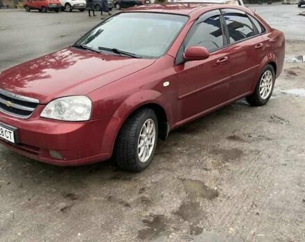 Красный Шевроле Лачетти, объемом двигателя 1.8 л и пробегом 230 тыс. км за 3700 $, фото 2 на Automoto.ua