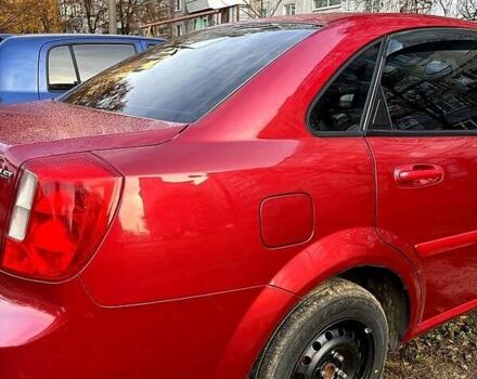 Красный Шевроле Лачетти, объемом двигателя 1.6 л и пробегом 153 тыс. км за 3500 $, фото 4 на Automoto.ua