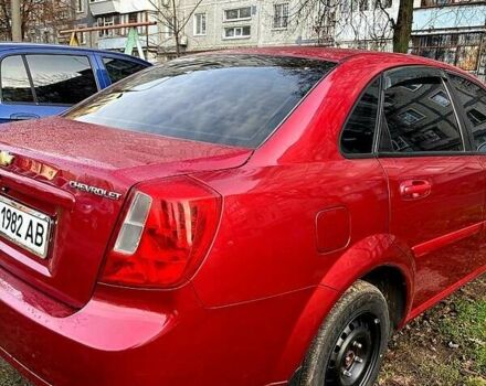 Красный Шевроле Лачетти, объемом двигателя 1.6 л и пробегом 153 тыс. км за 3500 $, фото 5 на Automoto.ua