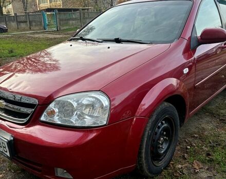 Красный Шевроле Лачетти, объемом двигателя 1.6 л и пробегом 153 тыс. км за 3500 $, фото 2 на Automoto.ua