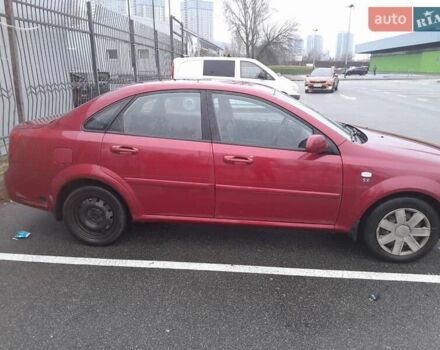 Красный Шевроле Лачетти, объемом двигателя 1.8 л и пробегом 338 тыс. км за 4300 $, фото 5 на Automoto.ua