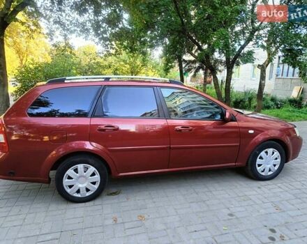 Красный Шевроле Лачетти, объемом двигателя 1.6 л и пробегом 220 тыс. км за 4300 $, фото 1 на Automoto.ua