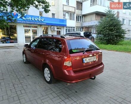 Красный Шевроле Лачетти, объемом двигателя 1.6 л и пробегом 220 тыс. км за 4300 $, фото 6 на Automoto.ua
