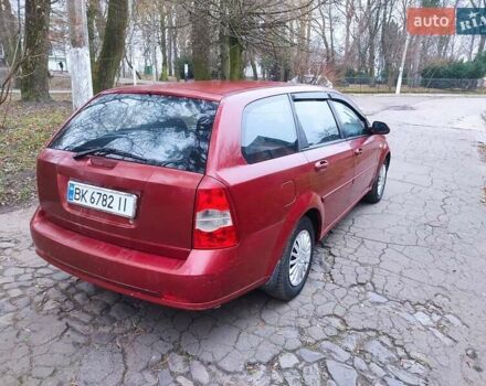 Красный Шевроле Лачетти, объемом двигателя 1.8 л и пробегом 380 тыс. км за 2999 $, фото 2 на Automoto.ua
