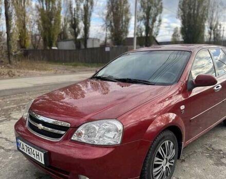 Червоний Шевроле Лачетті, об'ємом двигуна 1.8 л та пробігом 264 тис. км за 4500 $, фото 1 на Automoto.ua