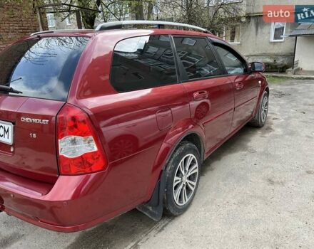 Красный Шевроле Лачетти, объемом двигателя 1.8 л и пробегом 251 тыс. км за 5500 $, фото 2 на Automoto.ua