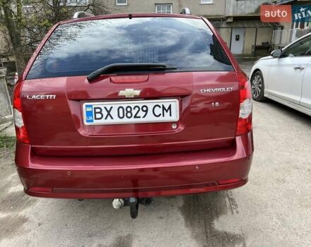 Красный Шевроле Лачетти, объемом двигателя 1.8 л и пробегом 251 тыс. км за 5500 $, фото 3 на Automoto.ua