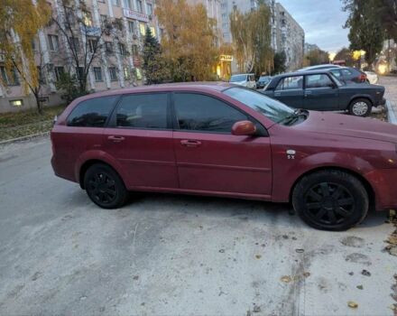 Красный Шевроле Лачетти, объемом двигателя 1.8 л и пробегом 269 тыс. км за 4200 $, фото 2 на Automoto.ua