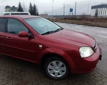 Красный Шевроле Лачетти, объемом двигателя 1.8 л и пробегом 235 тыс. км за 3900 $, фото 2 на Automoto.ua
