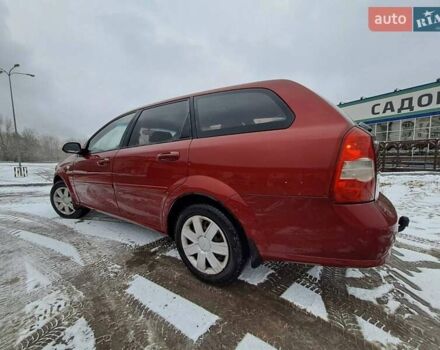 Красный Шевроле Лачетти, объемом двигателя 1.8 л и пробегом 280 тыс. км за 5100 $, фото 5 на Automoto.ua