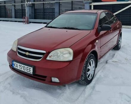 Красный Шевроле Лачетти, объемом двигателя 1.6 л и пробегом 280 тыс. км за 3100 $, фото 1 на Automoto.ua