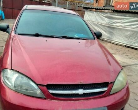 Червоний Шевроле Лачетті, об'ємом двигуна 1.4 л та пробігом 219 тис. км за 2800 $, фото 1 на Automoto.ua