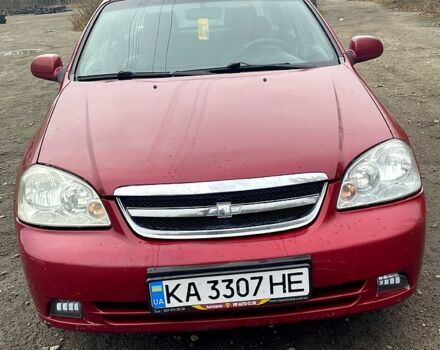 Красный Шевроле Лачетти, объемом двигателя 1.8 л и пробегом 186 тыс. км за 2700 $, фото 1 на Automoto.ua