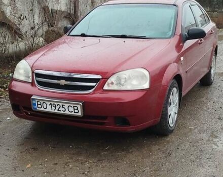 Красный Шевроле Лачетти, объемом двигателя 1.6 л и пробегом 235 тыс. км за 3850 $, фото 1 на Automoto.ua