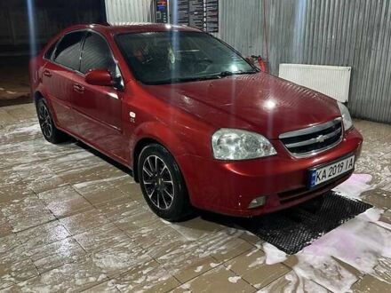 Красный Шевроле Лачетти, объемом двигателя 1.8 л и пробегом 342 тыс. км за 2400 $, фото 1 на Automoto.ua