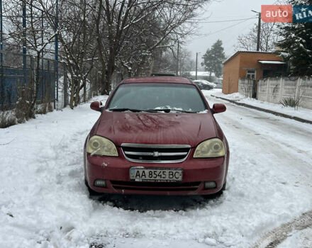 Красный Шевроле Лачетти, объемом двигателя 1.8 л и пробегом 305 тыс. км за 1700 $, фото 1 на Automoto.ua