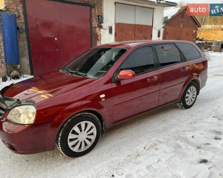 Красный Шевроле Лачетти, объемом двигателя 1.8 л и пробегом 219 тыс. км за 2699 $, фото 1 на Automoto.ua