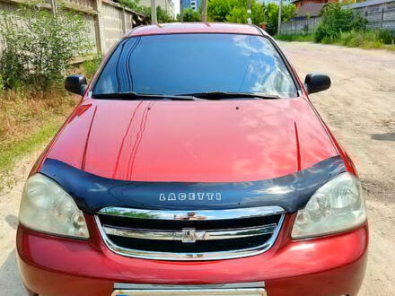 Красный Шевроле Лачетти, объемом двигателя 1.6 л и пробегом 243 тыс. км за 3899 $, фото 1 на Automoto.ua
