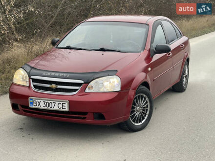 Красный Шевроле Лачетти, объемом двигателя 1.6 л и пробегом 223 тыс. км за 3700 $, фото 1 на Automoto.ua