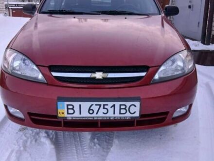 Красный Шевроле Лачетти, объемом двигателя 1.6 л и пробегом 53 тыс. км за 6000 $, фото 1 на Automoto.ua