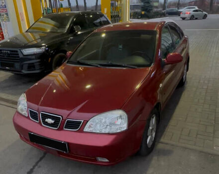 Красный Шевроле Лачетти, объемом двигателя 1.8 л и пробегом 156 тыс. км за 2999 $, фото 1 на Automoto.ua