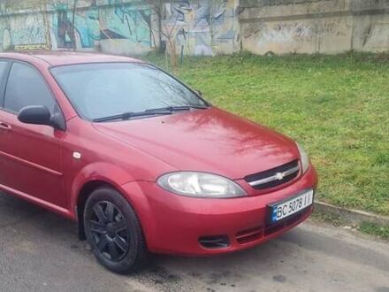 Красный Шевроле Лачетти, объемом двигателя 1.4 л и пробегом 259 тыс. км за 3500 $, фото 1 на Automoto.ua