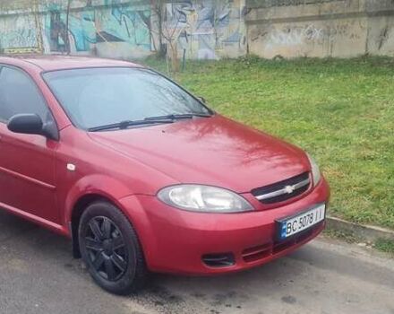 Красный Шевроле Лачетти, объемом двигателя 1.4 л и пробегом 259 тыс. км за 3500 $, фото 1 на Automoto.ua