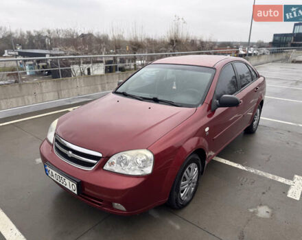 Красный Шевроле Лачетти, объемом двигателя 1.6 л и пробегом 212 тыс. км за 2999 $, фото 1 на Automoto.ua
