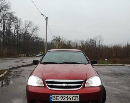 Червоний Шевроле Лачетті, об'ємом двигуна 1.6 л та пробігом 224 тис. км за 3650 $, фото 1 на Automoto.ua
