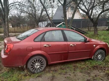Красный Шевроле Лачетти, объемом двигателя 1.8 л и пробегом 140 тыс. км за 3200 $, фото 1 на Automoto.ua