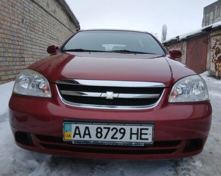 Красный Шевроле Лачетти, объемом двигателя 1.8 л и пробегом 44 тыс. км за 6800 $, фото 1 на Automoto.ua