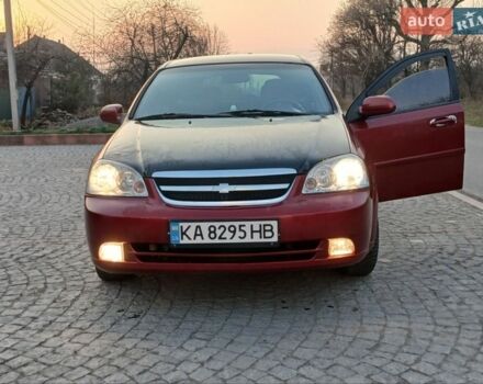 Красный Шевроле Лачетти, объемом двигателя 1.8 л и пробегом 186 тыс. км за 3500 $, фото 1 на Automoto.ua