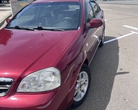 Красный Шевроле Лачетти, объемом двигателя 1.8 л и пробегом 205 тыс. км за 4300 $, фото 1 на Automoto.ua