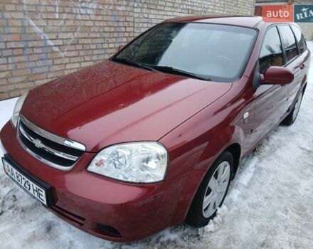Красный Шевроле Лачетти, объемом двигателя 1.8 л и пробегом 44 тыс. км за 6600 $, фото 1 на Automoto.ua