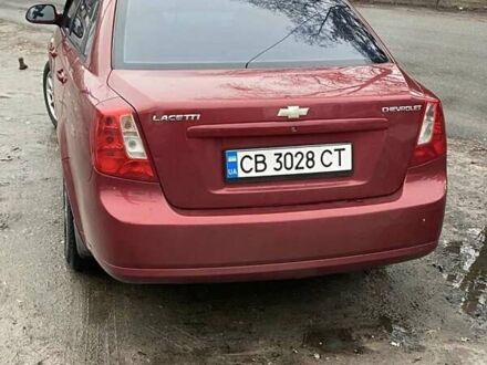 Красный Шевроле Лачетти, объемом двигателя 1.8 л и пробегом 230 тыс. км за 3700 $, фото 1 на Automoto.ua