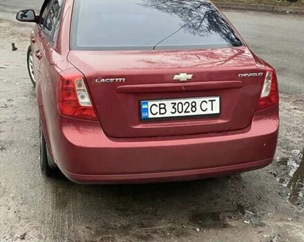 Красный Шевроле Лачетти, объемом двигателя 1.8 л и пробегом 230 тыс. км за 3700 $, фото 1 на Automoto.ua