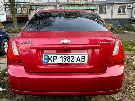 Красный Шевроле Лачетти, объемом двигателя 1.6 л и пробегом 153 тыс. км за 3500 $, фото 1 на Automoto.ua