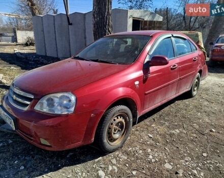 Красный Шевроле Лачетти, объемом двигателя 1.6 л и пробегом 198 тыс. км за 1500 $, фото 1 на Automoto.ua