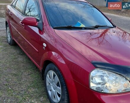 Красный Шевроле Лачетти, объемом двигателя 1.8 л и пробегом 136 тыс. км за 5700 $, фото 1 на Automoto.ua