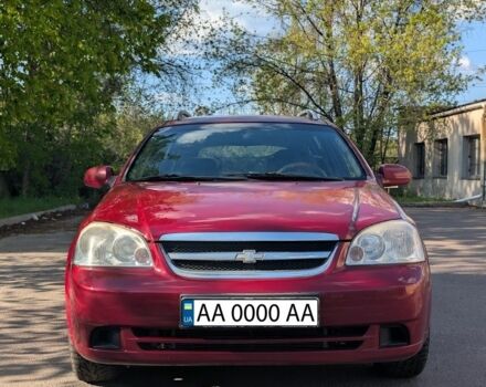 Красный Шевроле Лачетти, объемом двигателя 1.8 л и пробегом 200 тыс. км за 7667 $, фото 1 на Automoto.ua