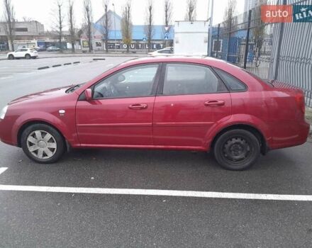 Красный Шевроле Лачетти, объемом двигателя 1.8 л и пробегом 338 тыс. км за 4300 $, фото 1 на Automoto.ua