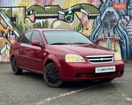 Красный Шевроле Лачетти, объемом двигателя 1.8 л и пробегом 158 тыс. км за 5390 $, фото 1 на Automoto.ua