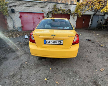 Желтый Шевроле Лачетти, объемом двигателя 1.6 л и пробегом 200 тыс. км за 4200 $, фото 1 на Automoto.ua