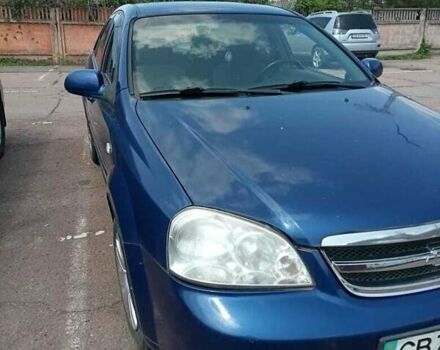 Синий Шевроле Лачетти, объемом двигателя 1.8 л и пробегом 95 тыс. км за 4300 $, фото 4 на Automoto.ua