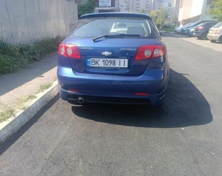 Синий Шевроле Лачетти, объемом двигателя 1.6 л и пробегом 245 тыс. км за 3200 $, фото 2 на Automoto.ua