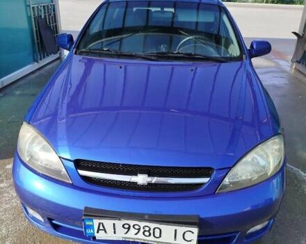 Синий Шевроле Лачетти, объемом двигателя 1.8 л и пробегом 264 тыс. км за 4799 $, фото 3 на Automoto.ua